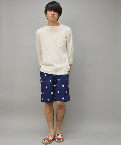 SHIPS JET BLUE(シップスジェットブルー)の「JB: ゛フランダースリネン゛ ポケットニット(ニット/セーター・メンズ・グリーン/ブルー/オフホワイト/ネイビー/グレー/ライトブルー・SMALL/MEDIUM/LARGE)」の17枚目の写真