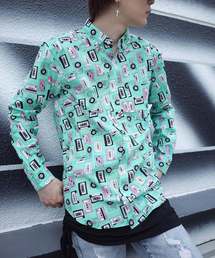X906 ASST HOLIDAY LS SHIRTS/総柄ホリデーシャツ