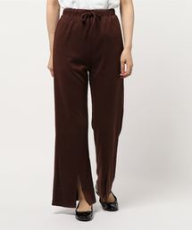 KOBE LETTUCE | フロントスリットストレートリブワイドパンツ(その他パンツ)