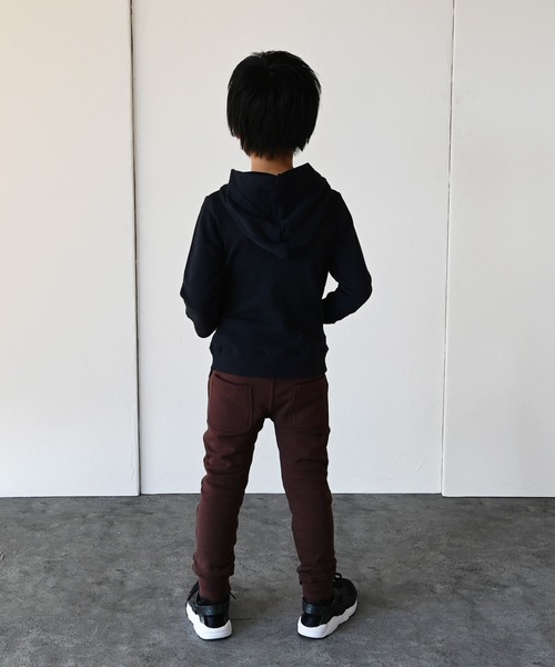 ZERO standerd(ゼロスタンダード)の「ゼロスタンダード リブロングパンツ(スウェットパンツ・キッズ・チャコールグレー/ブラック/ネイビー/ブラウン/グリーン/杢グレー/ダークブラウン/ダークグリーン/グレー系その他2・80cm/90cm/95cm/110cm/100cm/120cm/130cm/140cm/150cm/160cm)」の15枚目の写真