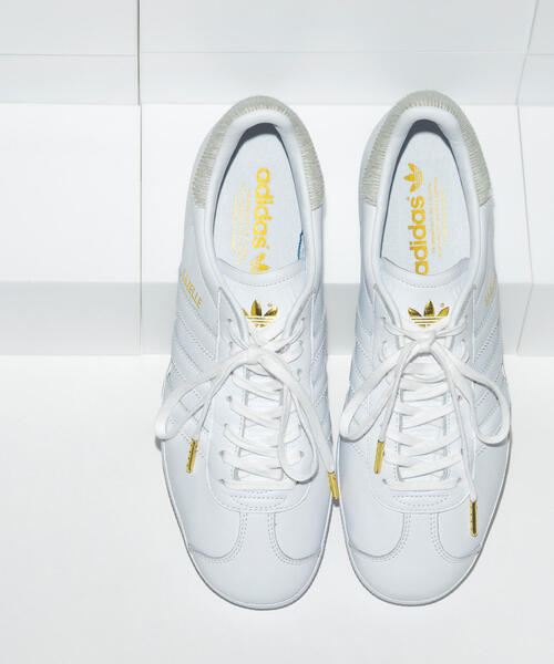 adidas Originals（アディダスオリジナルス）の「【別注】 ＜adidas Originals(アディダス)＞∴GAZELLE/ガゼル（スニーカー・レディース・ホワイト・23cm/24.5cm/25cm/23.5cm/22.5cm/24cm/22cm）」の3枚目の写真