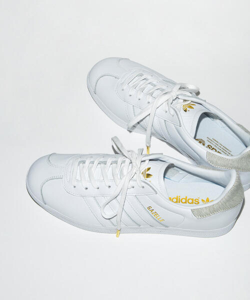adidas Originals（アディダスオリジナルス）の「【別注】 ＜adidas Originals(アディダス)＞∴GAZELLE/ガゼル（スニーカー・レディース・ホワイト・23cm/24.5cm/25cm/23.5cm/22.5cm/24cm/22cm）」の4枚目の写真
