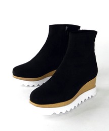 プラットフォームソックスミドルブーツ [ minia ]