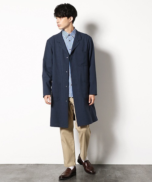 セール ショップコート ステンカラーコート Comme Ca Commune コムサコミューン のファッション通販 Zozotown