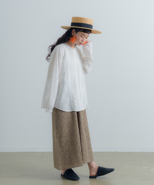 Libra Cue(リブラ キュー)の「Libra コットンガーゼレースブラウス(シャツ/ブラウス・レディース・ホワイト・FREE)」の20枚目の写真