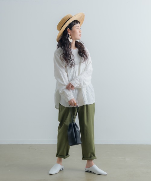 Libra Cue(リブラ キュー)の「Libra コットンガーゼレースブラウス(シャツ/ブラウス・レディース・ホワイト・FREE)」の19枚目の写真