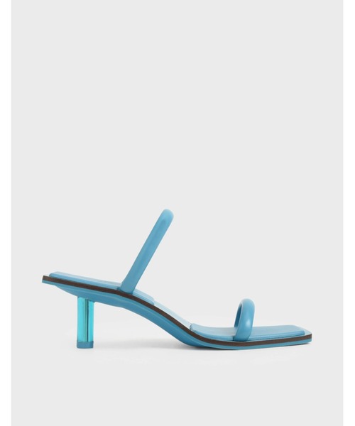 Charles Keith チャールズ キース の チューブラー ストラップヒールサンダル Tubular Strap Heeled Sandals サンダル Wear