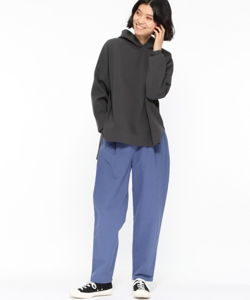 LAKOLE（ラコレ）の「ミラノリブニットフーディー / LAKOLE（パーカー・レディース・ベージュ/オフホワイト/ライトブラウン/スモーク・SMALL/MEDIUM）」の17枚目の写真