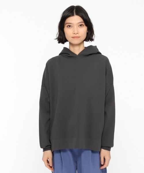 LAKOLE（ラコレ）の「ミラノリブニットフーディー / LAKOLE（パーカー・レディース・ベージュ/オフホワイト/ライトブラウン/スモーク・SMALL/MEDIUM）」の22枚目の写真