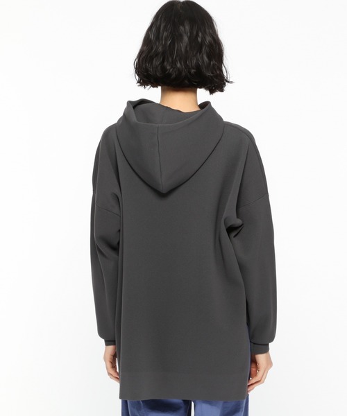 LAKOLE（ラコレ）の「ミラノリブニットフーディー / LAKOLE（パーカー・レディース・ベージュ/オフホワイト/ライトブラウン/スモーク・SMALL/MEDIUM）」の10枚目の写真