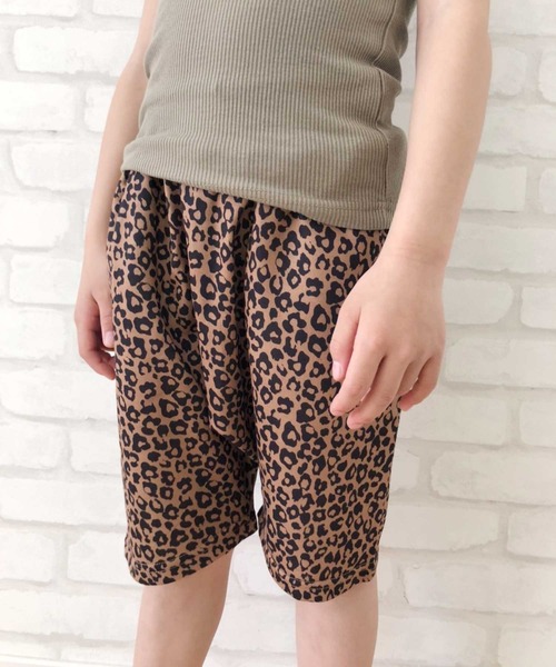 セール】ヒョウ柄 パイソン柄 サルエルパンツ キッズ（その他パンツ