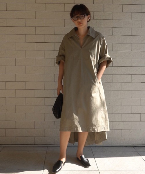 びすびす♡ 新品♡ ETRE TOKYO テントラインシャツワンピース 新品♡ ETRE TOKYO テントラインシャツワンピース