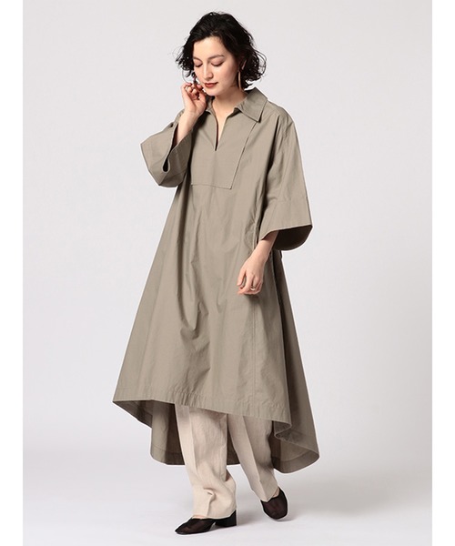 びすびす♡ 新品♡ ETRE TOKYO テントラインシャツワンピース 新品♡ ETRE TOKYO テントラインシャツワンピース
