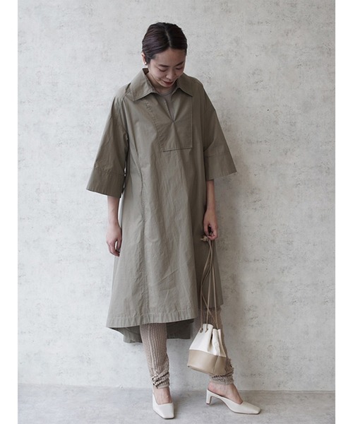 新品♡ ETRE TOKYO テントラインシャツワンピース