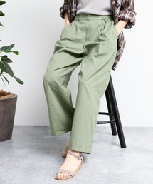 LAKOLE | コットンリネンイージーストレートパンツ / LAKOLE(その他パンツ)