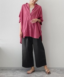 LAKOLE | コットンリネンイージーストレートパンツ / LAKOLE(その他パンツ)