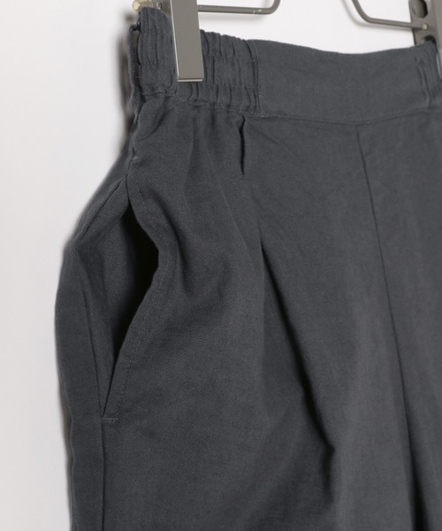 LAKOLE（ラコレ）の「コットンリネンイージーストレートパンツ / LAKOLE（その他パンツ・レディース・オレンジ/スミクロ/モカ/ライトカーキ・SMALL/MEDIUM）」の8枚目の写真