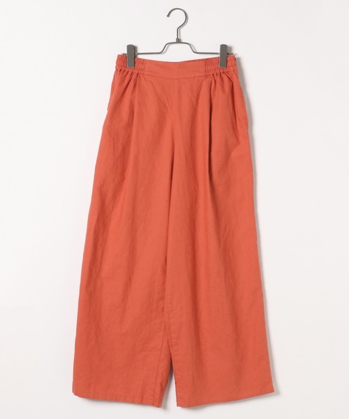 LAKOLE（ラコレ）の「コットンリネンイージーストレートパンツ / LAKOLE（その他パンツ・レディース・オレンジ/スミクロ/モカ/ライトカーキ・SMALL/MEDIUM）」の15枚目の写真