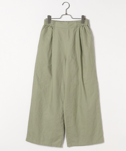 LAKOLE（ラコレ）の「コットンリネンイージーストレートパンツ / LAKOLE（その他パンツ・レディース・オレンジ/スミクロ/モカ/ライトカーキ・SMALL/MEDIUM）」の20枚目の写真