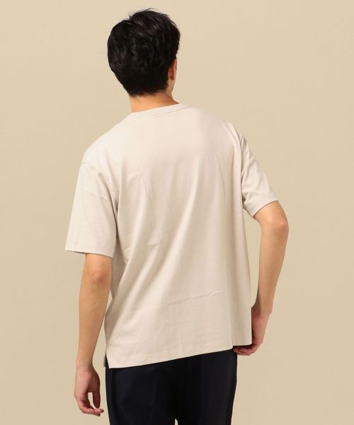 SHIPS（シップス）の「SC: BRING Material×オーガニックコットン クルーネック Tシャツ（Tシャツ/カットソー・メンズ・ホワイト/ベージュ/ネイビー/グリーン/ロイヤルブルー・SMALL/MEDIUM/LARGE/X-LARGE）」の14枚目の写真