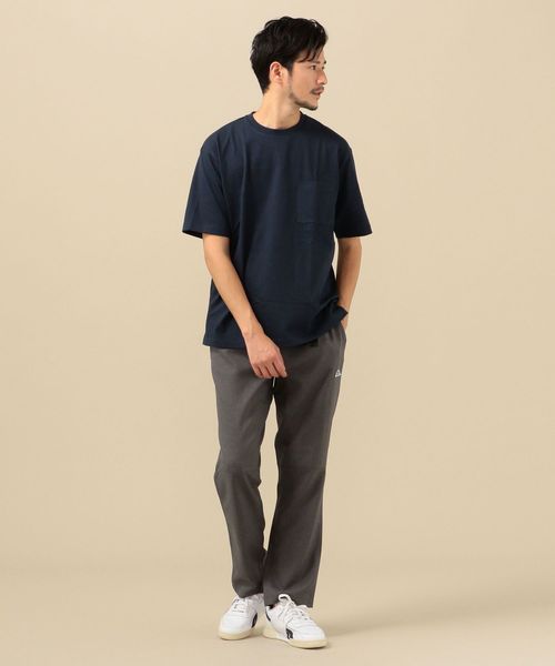 SHIPS（シップス）の「SC: BRING Material×オーガニックコットン クルーネック Tシャツ（Tシャツ/カットソー・メンズ・ホワイト/ベージュ/ネイビー/グリーン/ロイヤルブルー・SMALL/MEDIUM/LARGE/X-LARGE）」の20枚目の写真