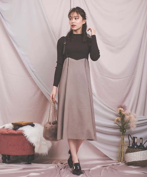 Noela（ノエラ）の「インナーセットチェックジャンスカ