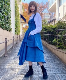 Candy Stripper | DENIM BUSTIER ワンピース(ワンピース)