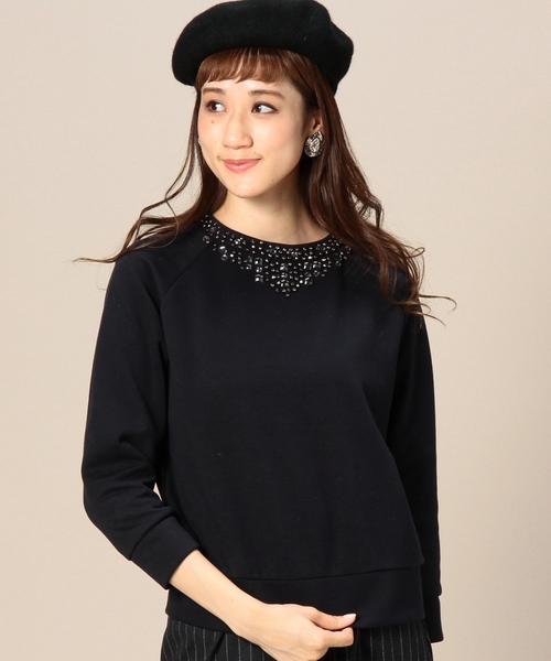 BEAUTY&YOUTH UNITED ARROWS(ビューティーアンドユースユナイテッドアローズ)の「BYTF ダンボール ビジュープルオーバー ◆(Tシャツ/カットソー・レディース・ライトグレー/ネイビー/ホワイト・フリー)」の15枚目の写真