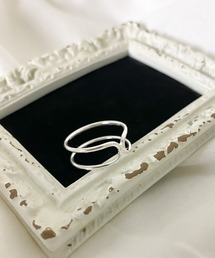 THEATER（シアター）の「THEATER シアター クロスデザインダブルリング（リング）」