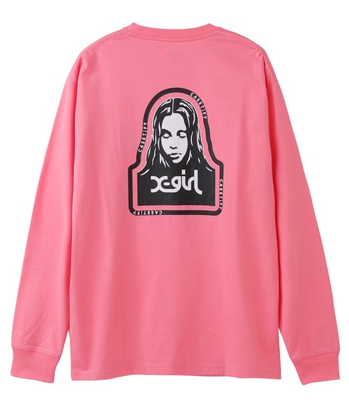 X-girl - X-girl × CASETiFY FACE L/S TEE FACE L/S TEE（Tシャツ/カットソー）｜X-girl（エックスガール