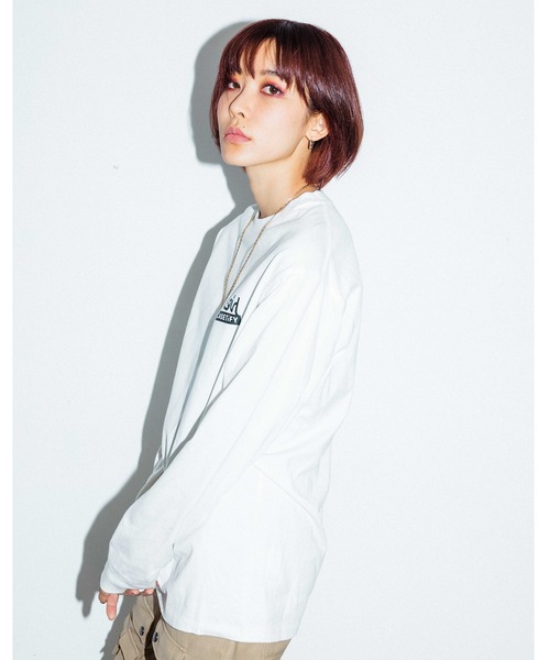 X-girl - X-girl × CASETiFY FACE L/S TEE FACE L/S TEE（Tシャツ/カットソー）｜X-girl（エックスガール