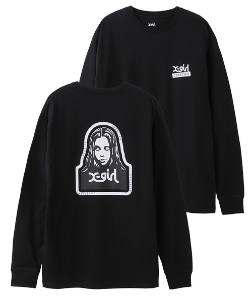 X-girl - X-girl × CASETiFY FACE L/S TEE X-girl（エックスガール）の「X-girl × CASETiFY FACE L/S TEE