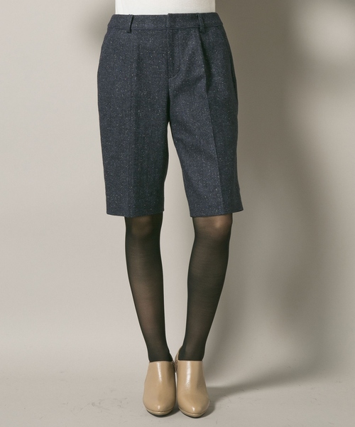 組曲（クミキョク）の「カラーネップツイードパンツ（その他パンツ・レディース・グレー系/ブルー系・3/2/1）」の2枚目の写真