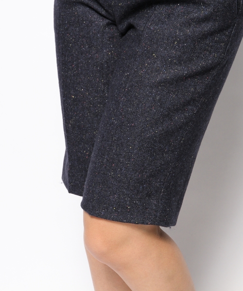 組曲（クミキョク）の「カラーネップツイードパンツ（その他パンツ・レディース・グレー系/ブルー系・3/2/1）」の4枚目の写真