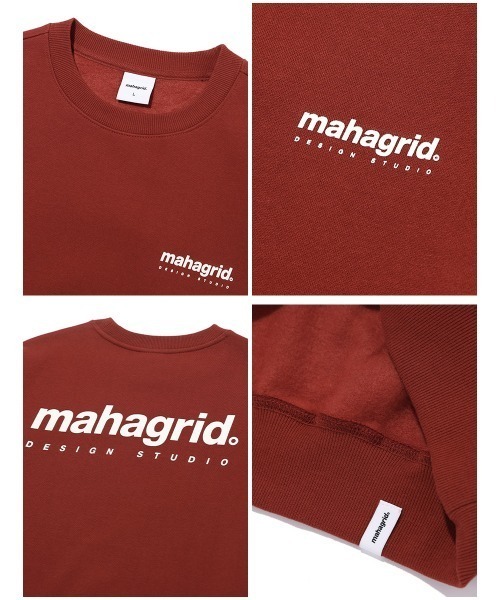 MAHAGRID(マハグリッド)の「【入庫禁止】『mahagrid/マハグリッド』ORIGIN LOGO CREWNECK/オリジンロゴ クルーネックスウェットシャツ(スウェット・レディース・チャコールグレー/ブラック/グレー/ブルー/イエロー/グリーン/アイボリー/レッド・L/M/S/XL)」の19枚目の写真