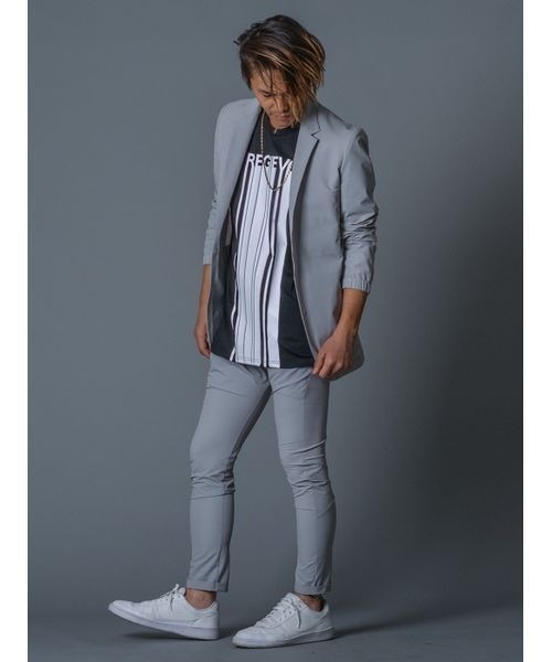 REGIEVO(レジエボ)の「Super stretch jogger pants / スーパーストレッチジョガーパンツ(その他パンツ・メンズ・ブラック/グレー/ネイビー・L/XL/M/S)」の5枚目の写真