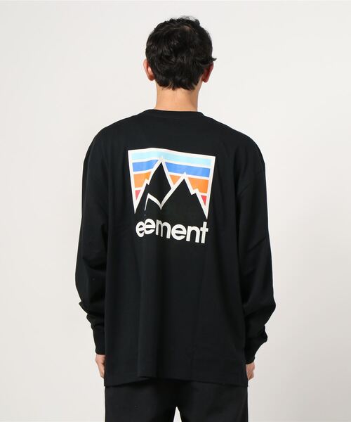 ELEMENT(エレメント)の「ELEMNT/エレメント ビックシルエット プリントロンT BB021-059(Tシャツ/カットソー・メンズ・ホワイト/ベージュ/ブラック・XL/M/L)」の3枚目の写真
