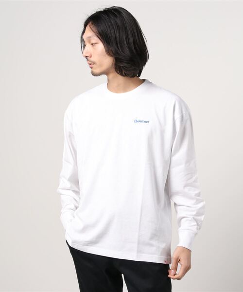 ELEMENT(エレメント)の「ELEMNT/エレメント ビックシルエット プリントロンT BB021-059(Tシャツ/カットソー・メンズ・ホワイト/ベージュ/ブラック・XL/M/L)」の12枚目の写真