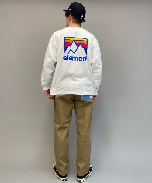 ELEMENT(エレメント)の「ELEMNT/エレメント ビックシルエット プリントロンT BB021-059(Tシャツ/カットソー・メンズ・ホワイト/ベージュ/ブラック・XL/M/L)」の18枚目の写真