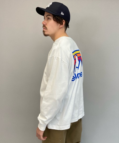 ELEMENT(エレメント)の「ELEMNT/エレメント ビックシルエット プリントロンT BB021-059(Tシャツ/カットソー・メンズ・ホワイト/ベージュ/ブラック・XL/M/L)」の19枚目の写真