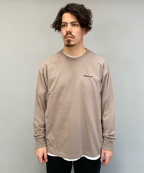 ELEMENT(エレメント)の「ELEMNT/エレメント ビックシルエット プリントロンT BB021-059(Tシャツ/カットソー・メンズ・ホワイト/ベージュ/ブラック・XL/M/L)」の5枚目の写真