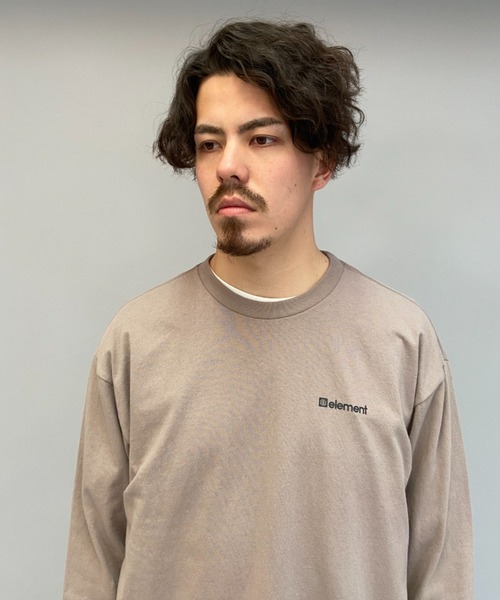 ELEMENT(エレメント)の「ELEMNT/エレメント ビックシルエット プリントロンT BB021-059(Tシャツ/カットソー・メンズ・ホワイト/ベージュ/ブラック・XL/M/L)」の6枚目の写真