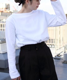 ORCIVAL | ORCIVAL/オーシバル　コットンロード　ボートネックシャツ　ソリッド #B211(Tシャツ/カットソー)