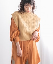 LOWRYS FARM | ５Ｇショートニットベスト　933125(ベスト)