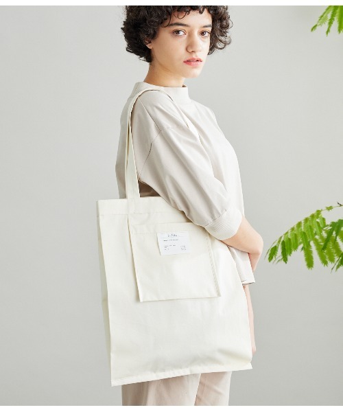 SIPULI（シプリ）の「Ventile Water Repellent トートバッグ（トートバッグ・レディース・ホワイト/ベージュ・フリー）」の6枚目の写真