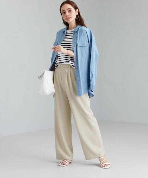 美品✨ グリーンレーベルリラクシング パンツ セットアップ 洗える 近年モデル green label relaxing(グリーンレーベルリラクシング)の