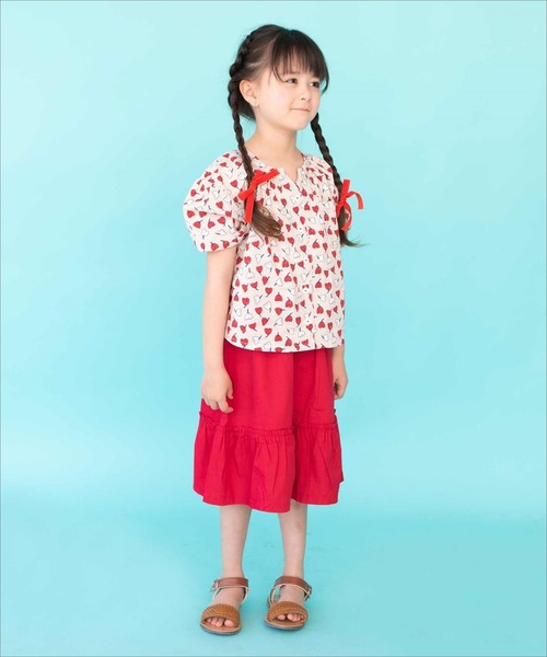 RAGMART（ラグマート）の「ギャザーブラウス（シャツ/ブラウス・キッズ・レッド/イエロー/ベージュ・95cm/90cm/80ｃｍ）」の10枚目の写真