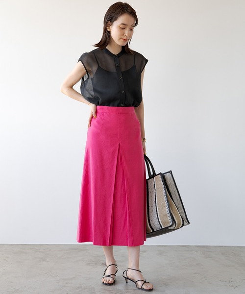 LOUNGEDRESS(ラウンジドレス)の「シアーフレンチブラウス(シャツ/ブラウス・レディース・ブラック/イエロー・FREE)」の17枚目の写真