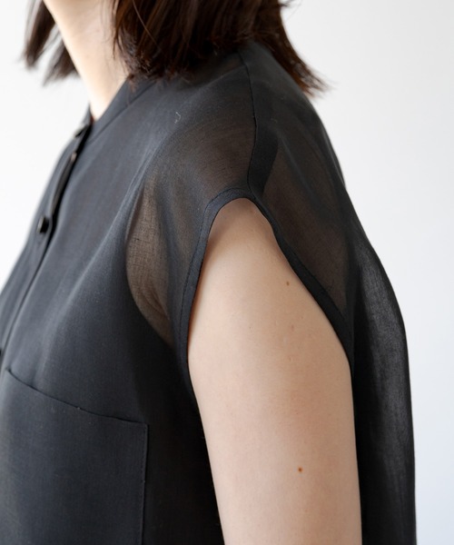 LOUNGEDRESS(ラウンジドレス)の「シアーフレンチブラウス(シャツ/ブラウス・レディース・ブラック/イエロー・FREE)」の13枚目の写真