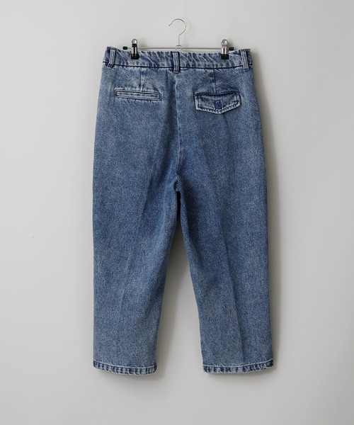 anown(アノン)の「ワイドクロップドデニムパンツ【ファッションインフルエンサー しゅんたろー×anown 限定コラボ】(デニムパンツ・メンズ・ライトブルー/ブルー・M/L)」の14枚目の写真